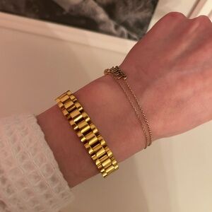 Revolve ‘Bracha’ Brand Gold Link Bracelet